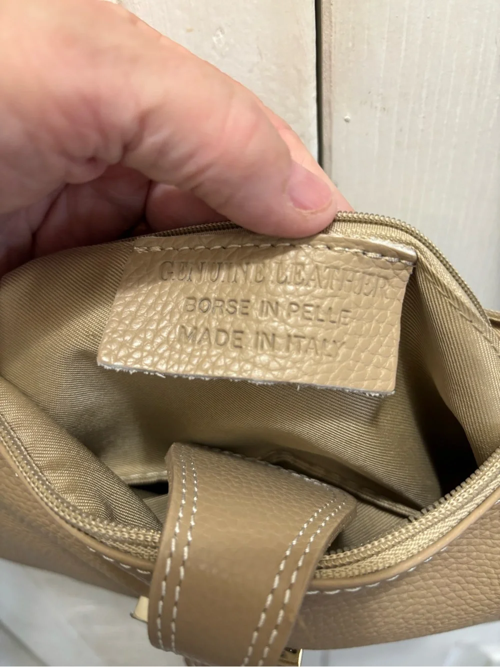 Beautiful borse and Pelle leather purse